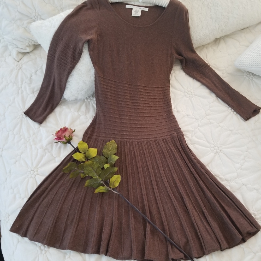 Max studio sweater dress light knit M